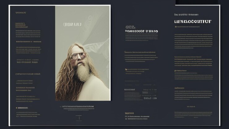 Foto portfolio-vorlage-layout