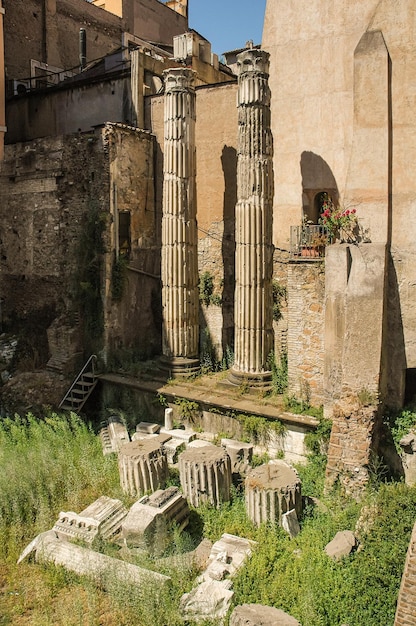 Portico von Minucia in der Stadt Rom