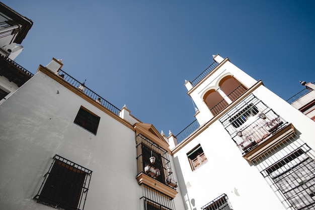 Portimao Algreve Portugal Die farbenfrohen Straßen und die alte Architektur