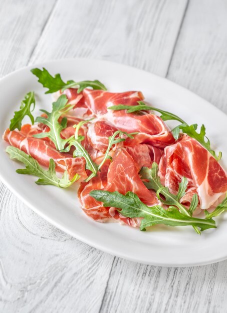 Portion von Prosciutto