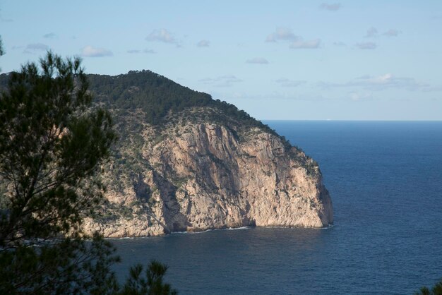 Portitxol Cove em Ibiza, Espanha