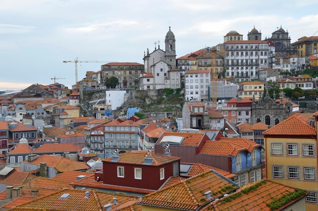 Porto as margens do Douro vistas de cima