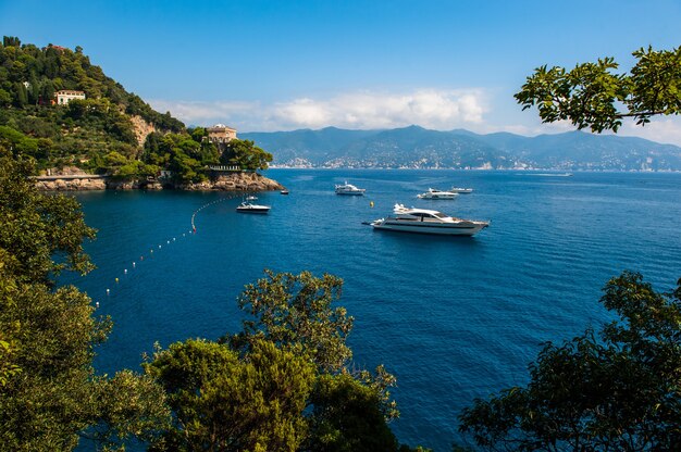 Portofino-Dorf an der ligurischen Küste in Italien