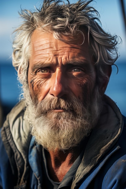 Porträt der generativen KI des Fischers