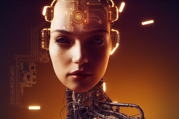 Porträt der künstlichen Intelligenz