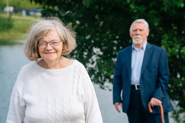 Porträt des älteren Mannes und der Frau