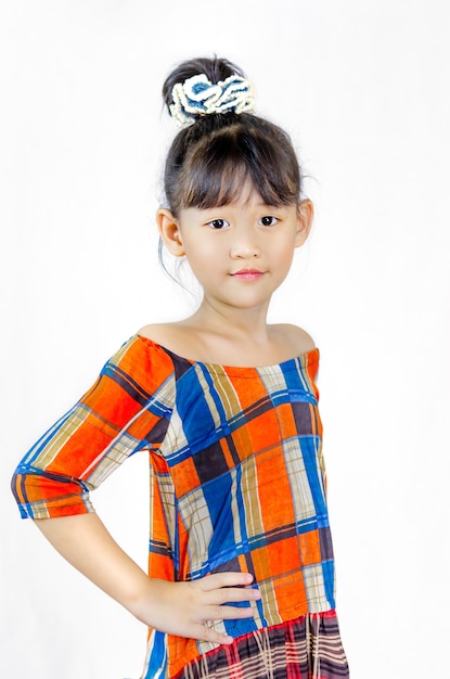 Porträt des asiatischen kleinen Mädchens