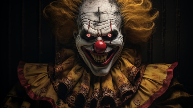 Porträt des Halloween-Clowns