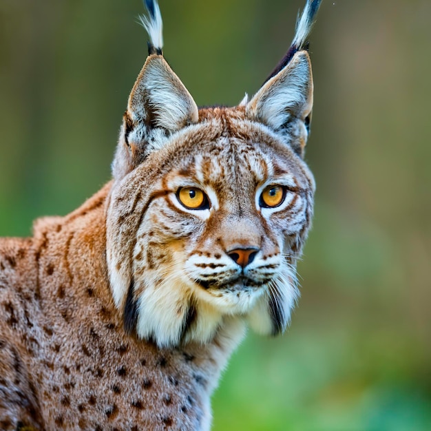 Foto porträt des karpaten-lynx