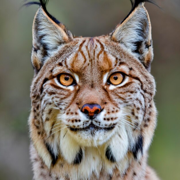 Foto porträt des karpaten-lynx