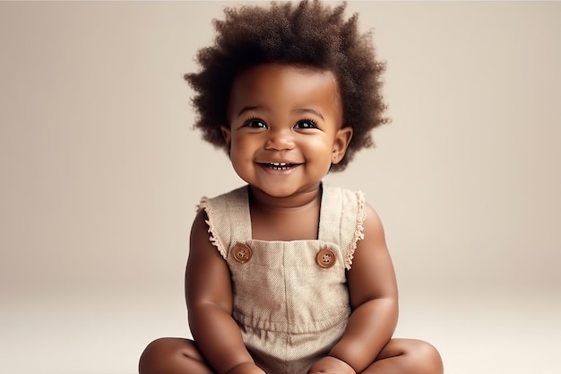 Porträt einer süßen kleinen generativen Baby-KI