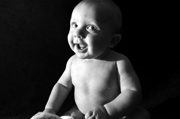 Foto porträt eines babys