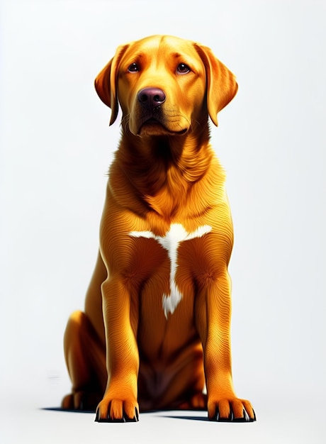 Porträt eines bezaubernden goldenen Labrador-Apportierhunds
