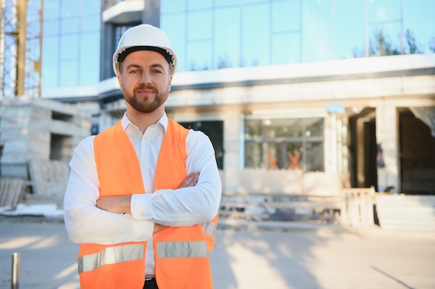 Porträt eines hübschen jungen Architekten