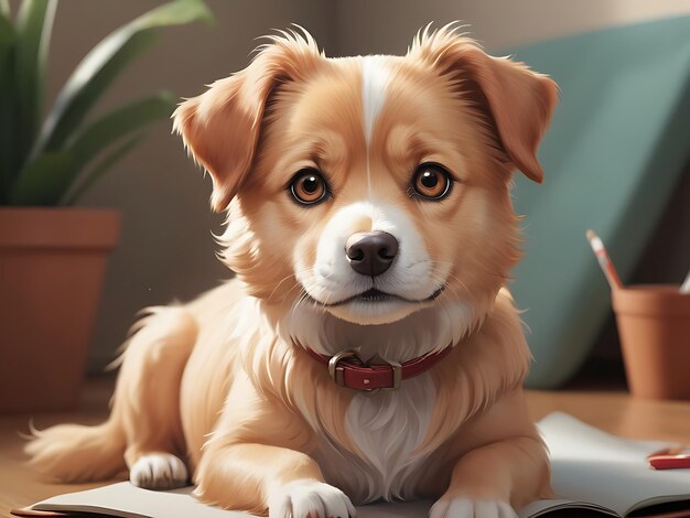 Porträt eines Hundes