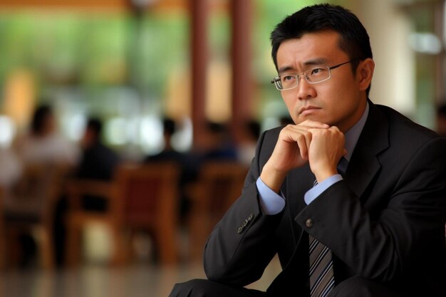 Porträt eines jungen chinesischen Unternehmers, der dich101 blockt0jpg