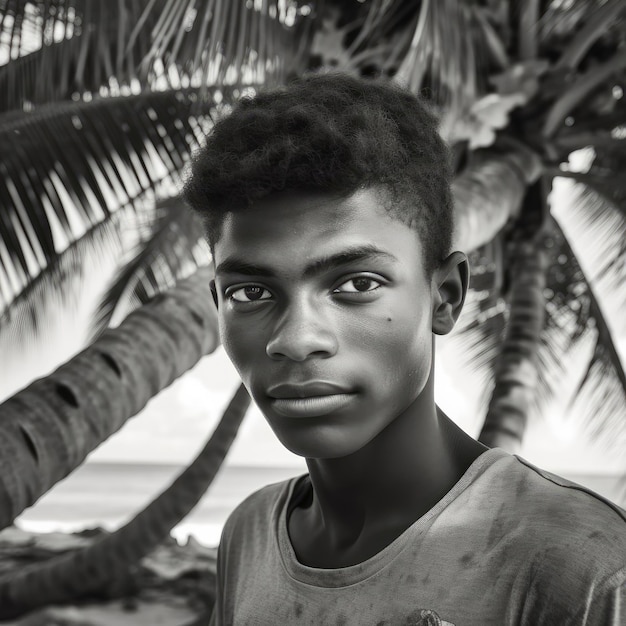 Porträt eines jungen, extrem 20-jährigen Seychellen