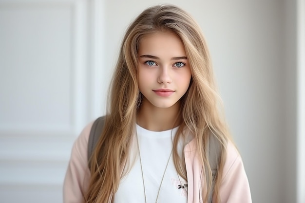 Porträt eines jungen Teenagermädchens