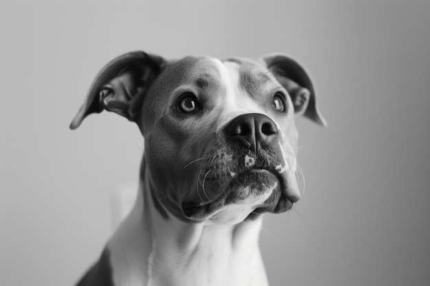 Porträt eines Pitbullhundes