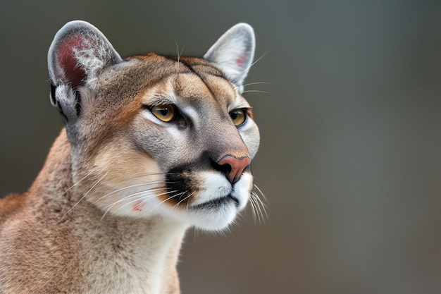 Porträt eines Pumas Puma concolor in der Natur