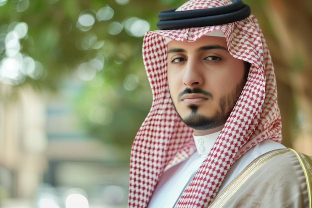 Porträt eines saudischen Geschäftsmanns Generative KI