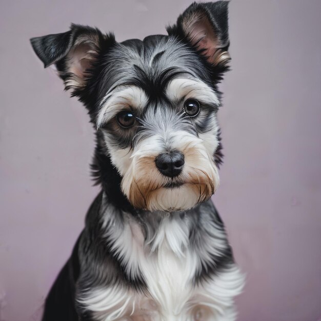 Porträt eines Schnauzers