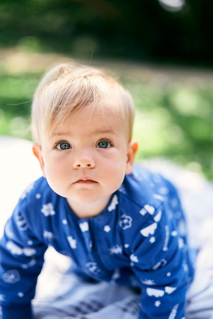 Foto porträt eines süßen jungen