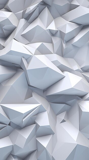 Porträt-Smartphone-Hintergrund 3D-Origami-Texturrendering Abstract