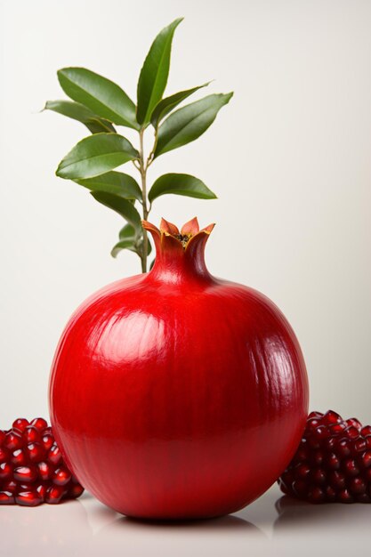 Foto porträt von granatapfel ideal für ihre designs banner oder werbe-grafiken