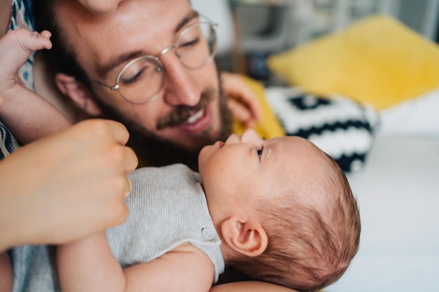 Porträt von Mutter und Tochter