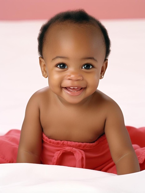 Porträtfoto einer heterosexuellen Säuglingsfrau aus Trinidad und Tobagonien