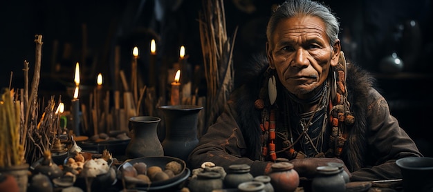 Foto porträts der indigenen völker der welt generative ki