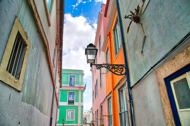 Portugal bunte Straßen von Lissabon