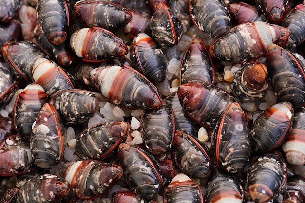 Foto en portugal se exhiben frutos de mar raros y inusuales