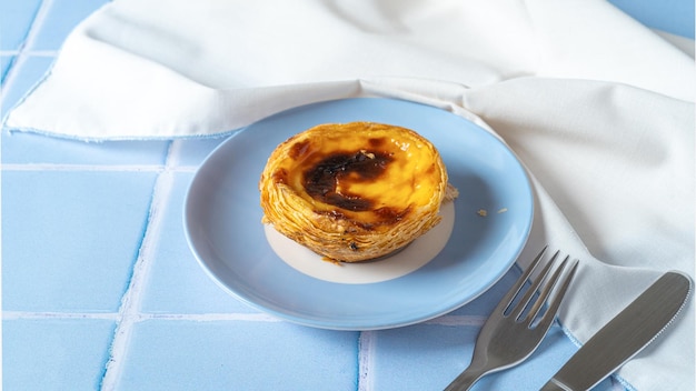 Portugiesisches traditionelles Dessert Pastel de Nata