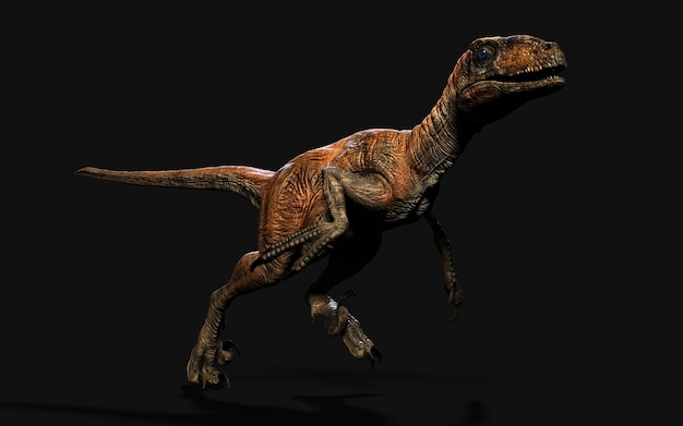 Pose de deinonychus antirrhopus los dinosaurios más icónicos y representativos