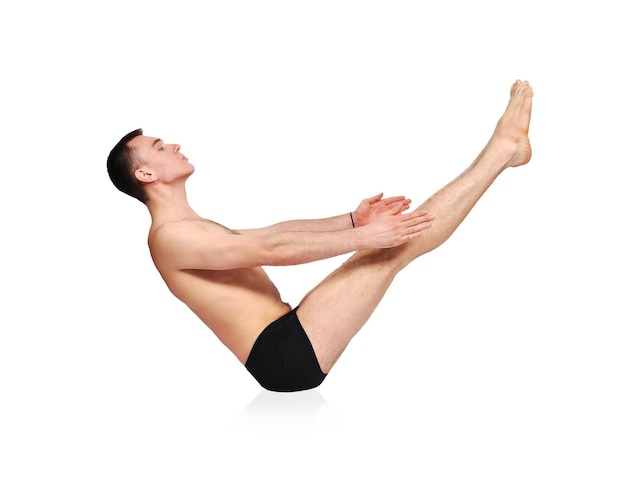 Foto posición de la yoga