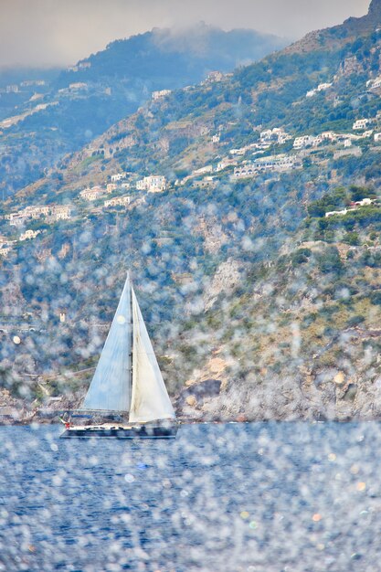 Positano, Amalfiküste, Kampanien, Italien.