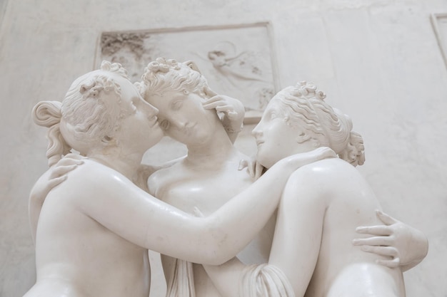 Possagno Italien Die drei Grazien von Antonio Canova symbolisieren Liebe und Schönheit