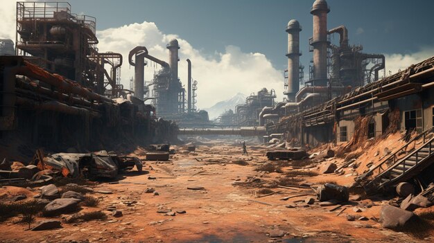 Post-Apocalyptic Wastelands fundo do jogo