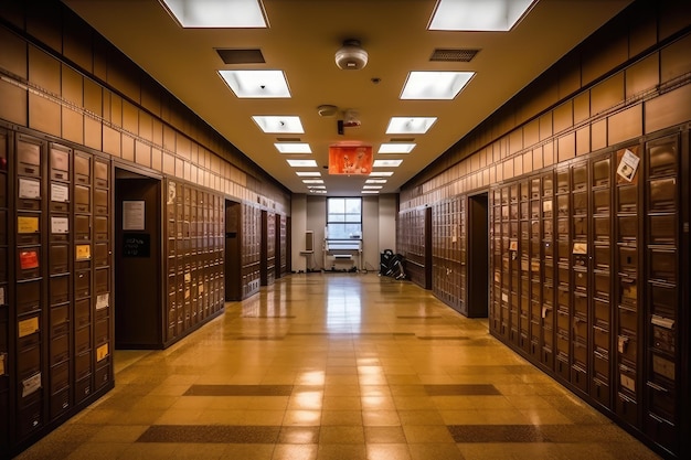 Post Office Inside Building professionelle Werbefotografie