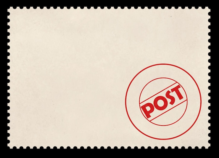Foto post stempel