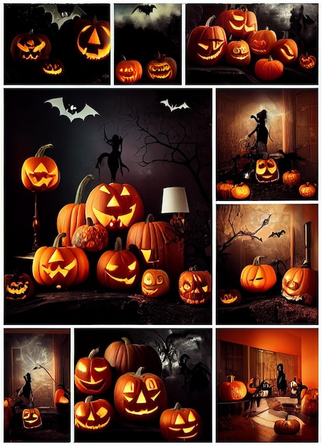 Postal de Halloween