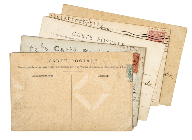Foto postales antiguas. antigua carta manuscrita mai. fondo de papel usado