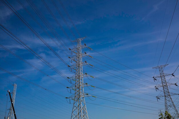 Poste de alta tensão