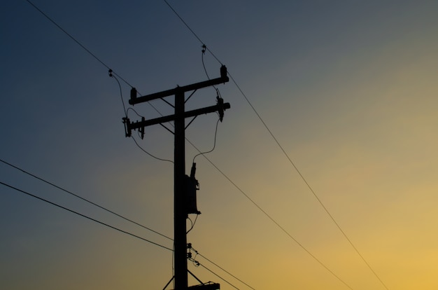 Poste de eletricidade