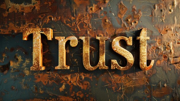 El póster de arte conceptual de Antique Gold Trust