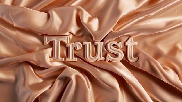 Foto poster de arte conceitual da satin trust