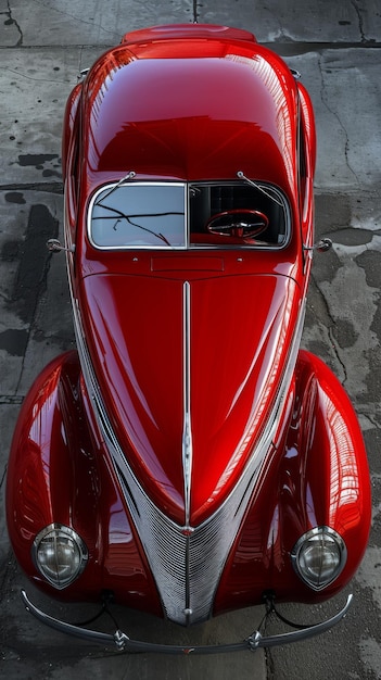Poster de carro de estilo retro vintage com carros antigos americanos