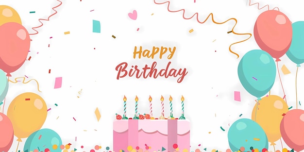 poster de feliz aniversário cartão de saudação de aniversário saudações de aniversário